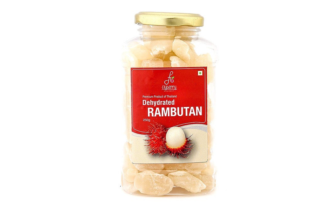 Flyberry Gourmet Dehydrated Rambutan    Jar  250 grams